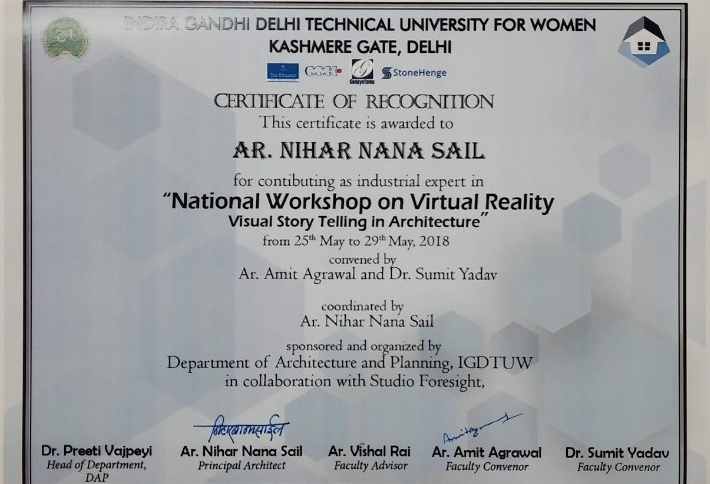 National Workshop on Virtual Reality in Architecture