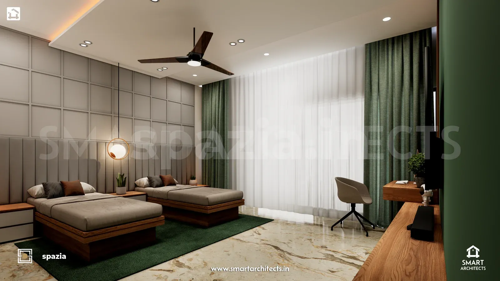 Gold Plus Corporate Studio & Executive Suites — Perspective View 20