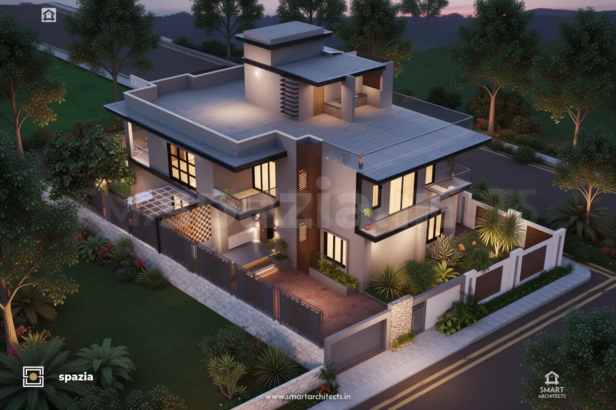 Patel Residence & Estate — Perspective View 3