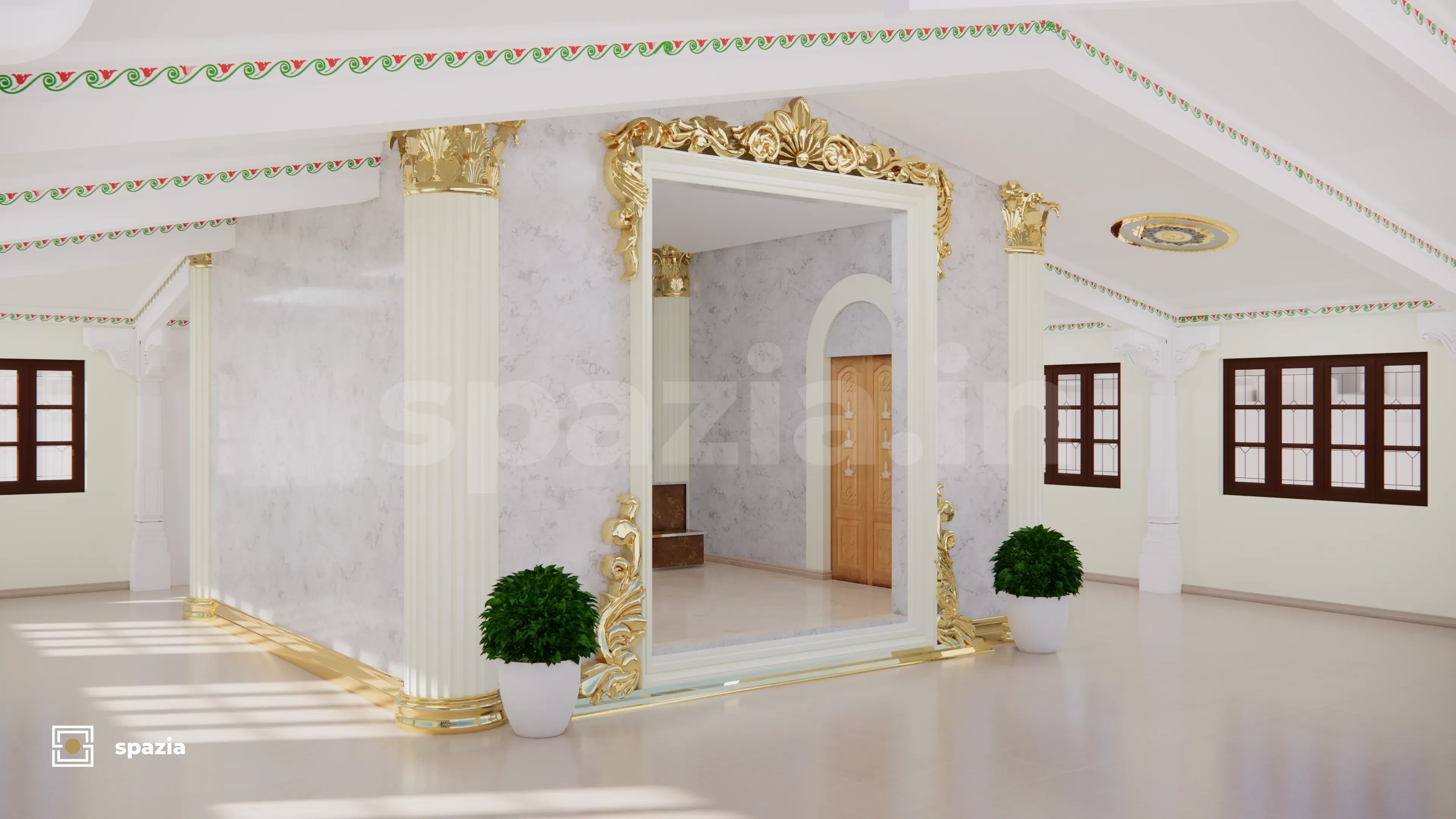 Bordave Temple & Spiritual Campus — Perspective View 8