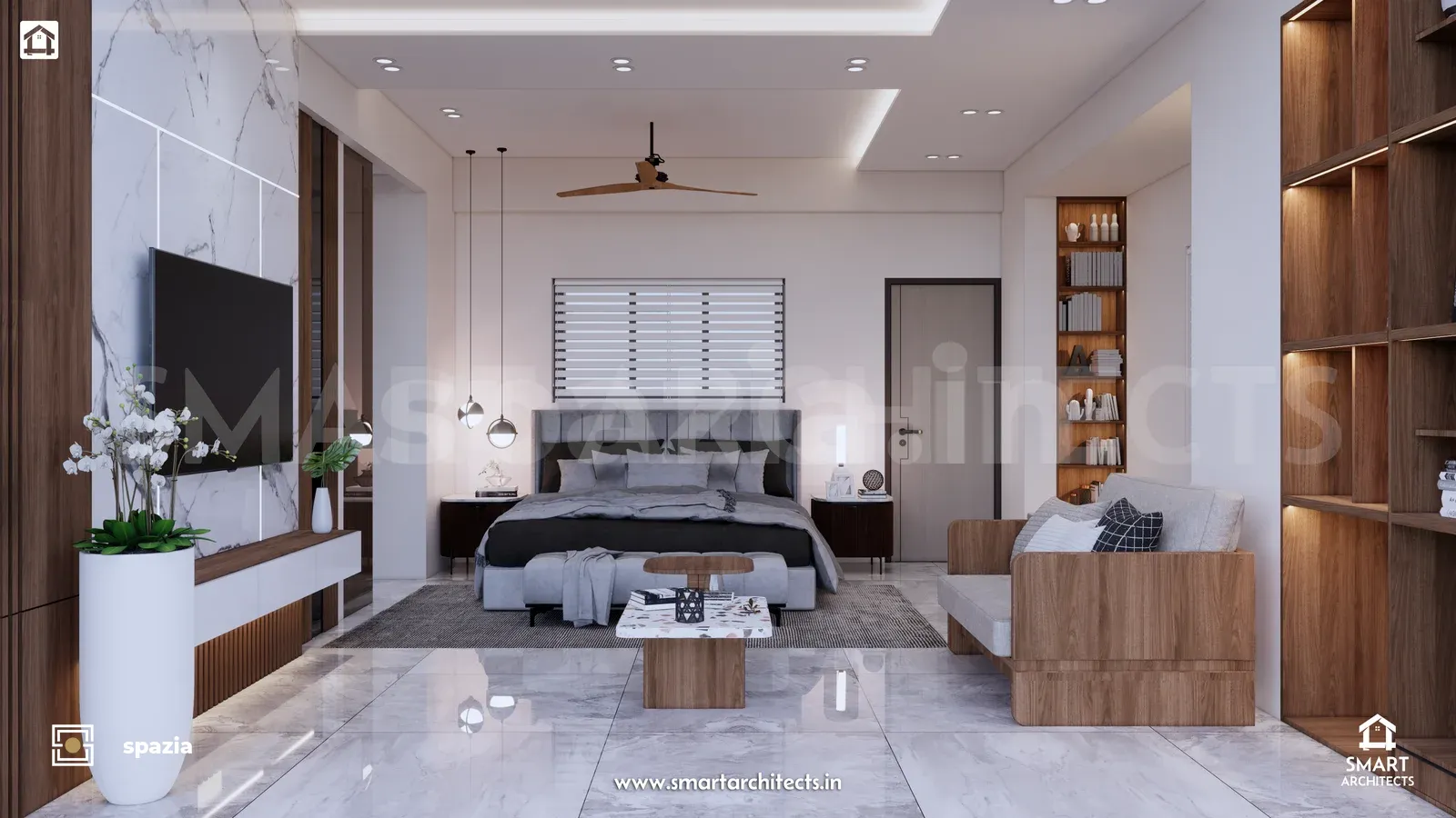 Narayanpethkar Heritage Residence Interiors — Perspective View 3