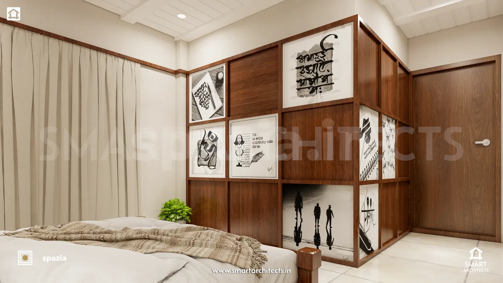 Pendse Residence Interior Architecture — Perspective View 24