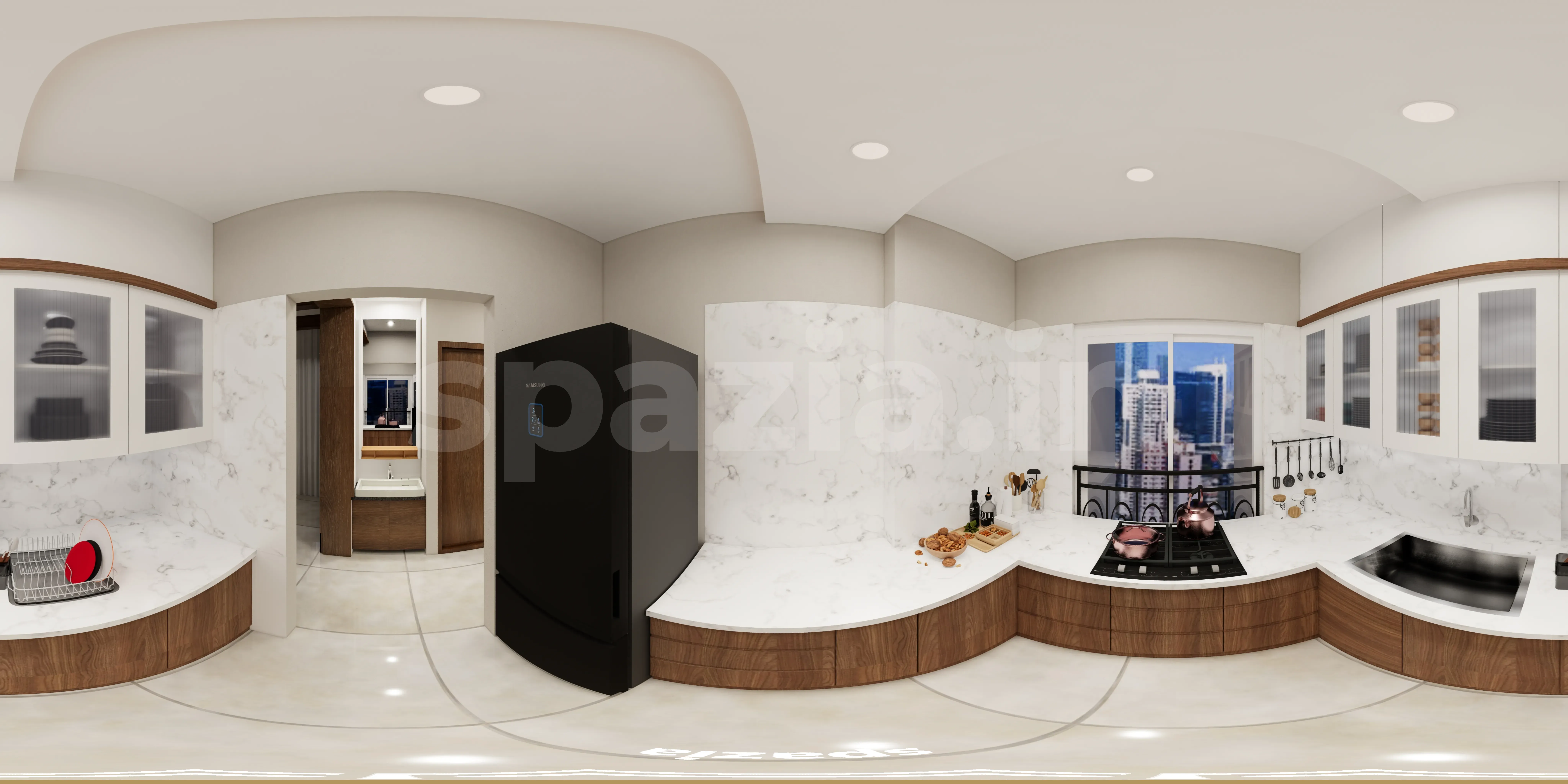 Modular Kitchen 360° VR View
