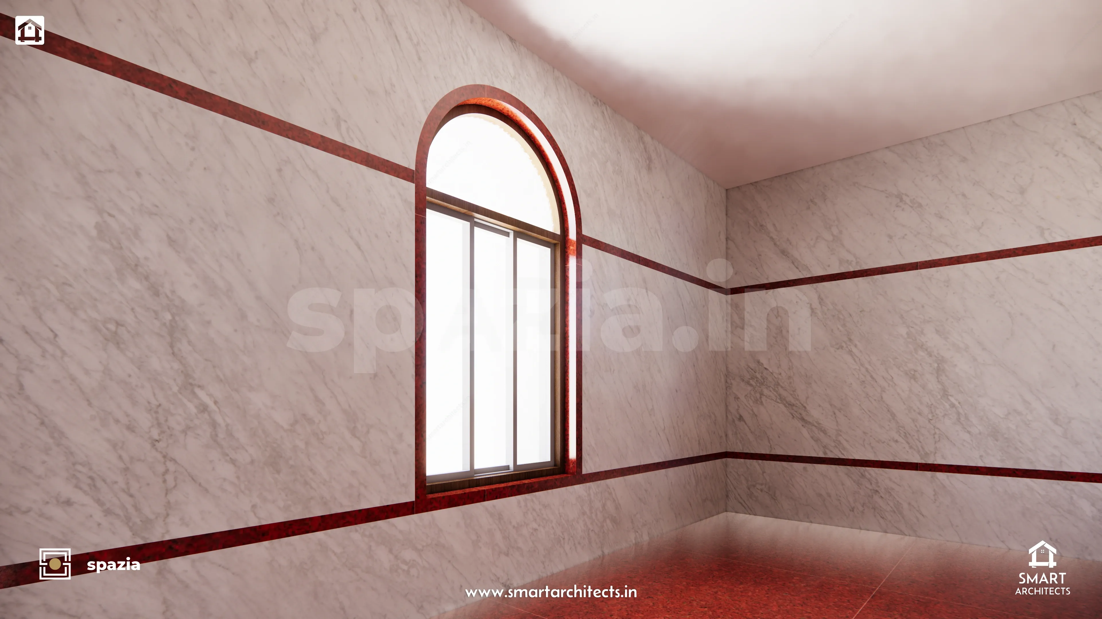 Nandgaon Temple Sanctum — Perspective View 3