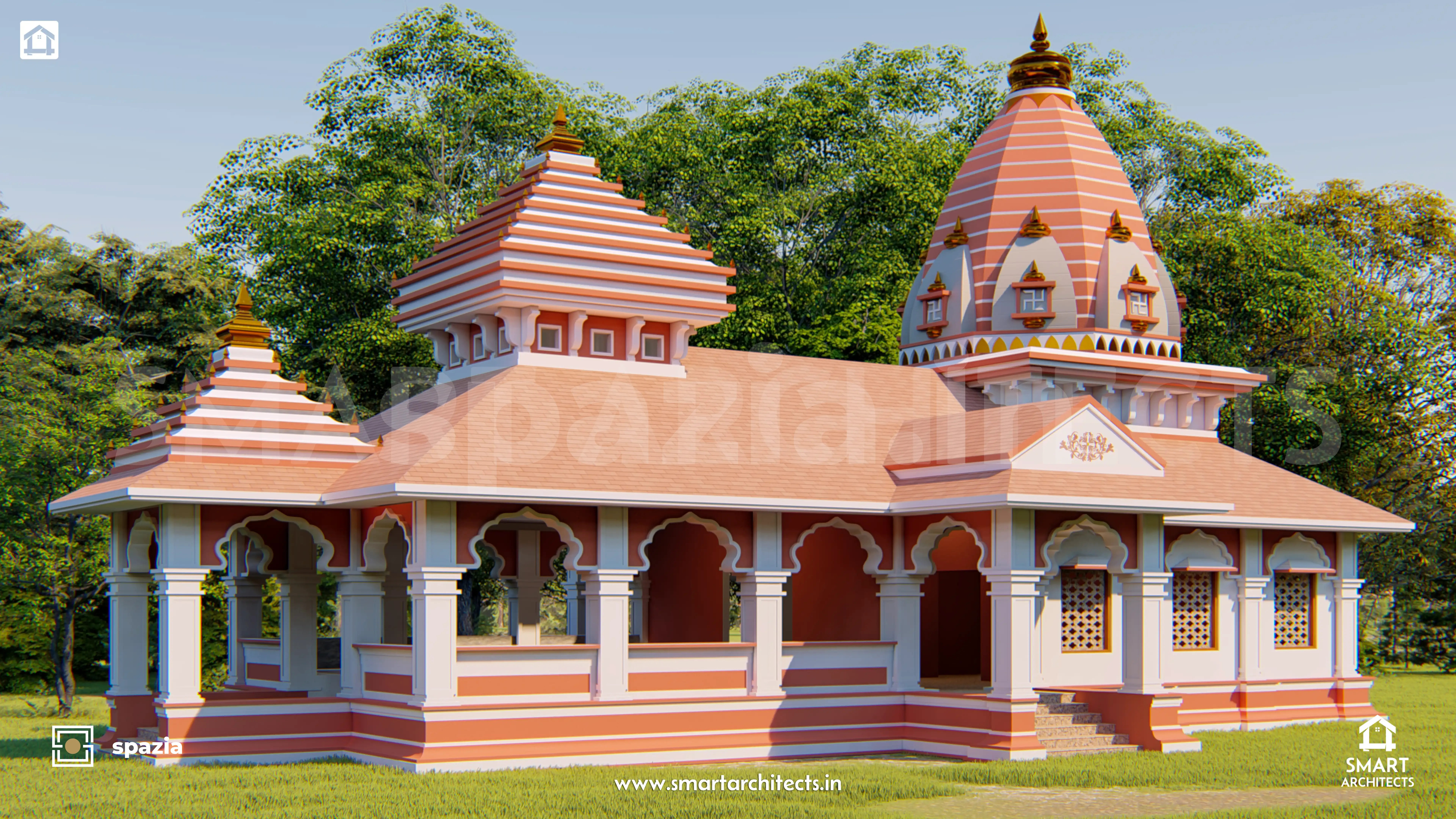 Mauli Temple & Cultural Complex — Perspective View 5