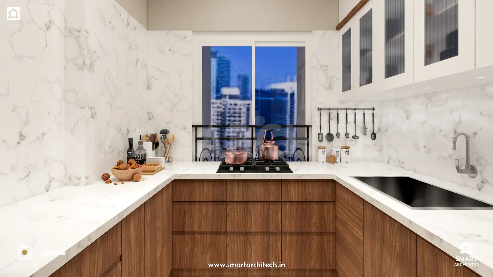 Pendse Residence Interior Architecture — Perspective View 13