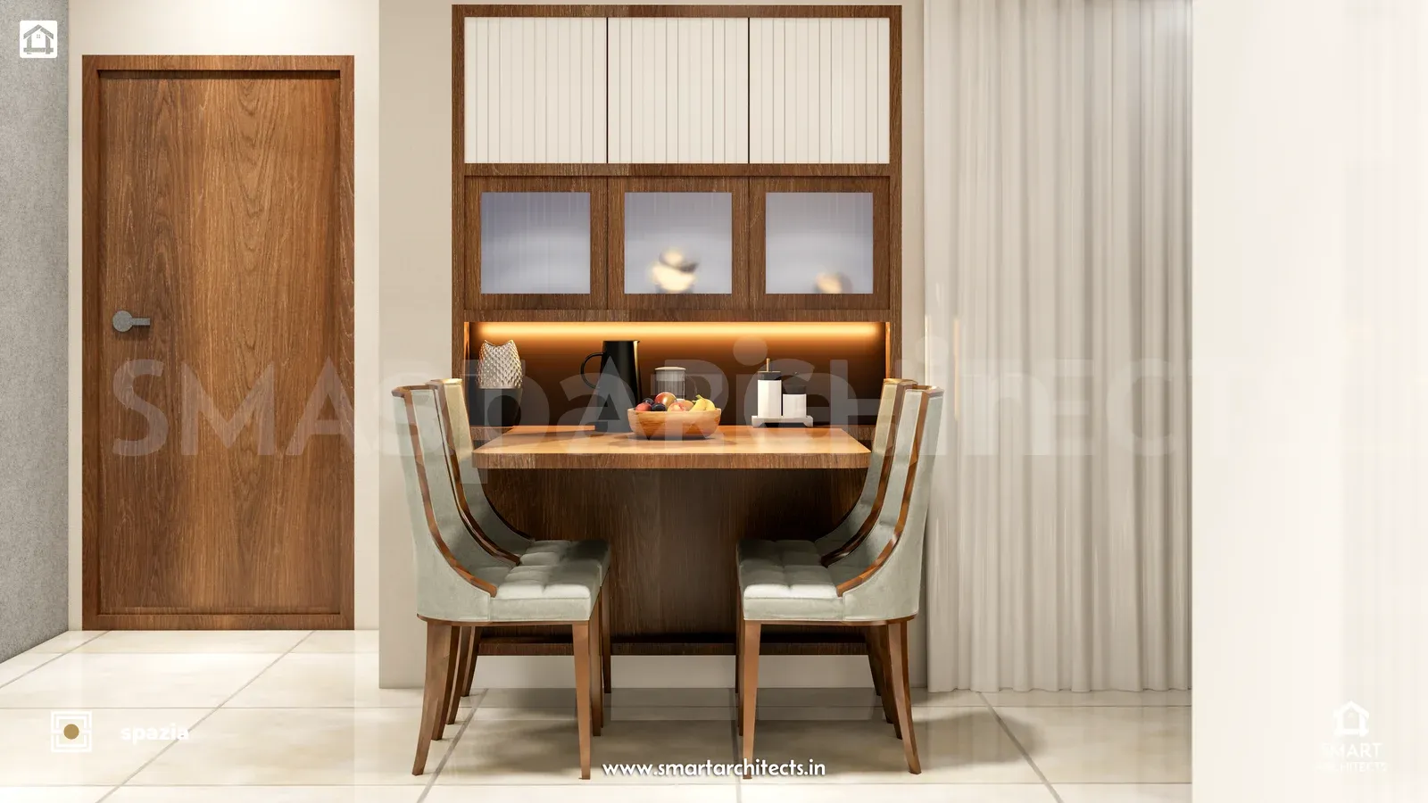 Pendse Residence Interior Architecture — Perspective View 4