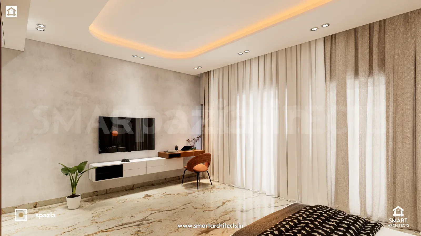 Gold Plus Corporate Studio & Executive Suites — Perspective View 3