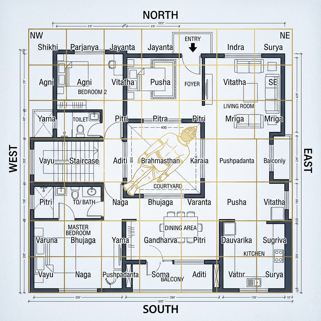 Vastu-Aligned Modern House Design: Kolhapur Bungalow Case Study